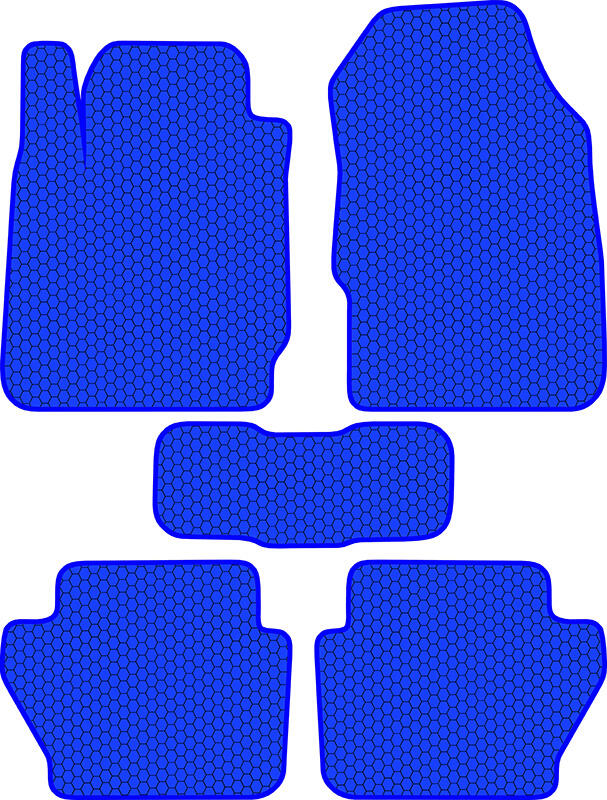 Купить запчасть SDS EXCLUSIVE - KSF30409BL Коврики в салон синие Ford Fiesta VI Хэтчбек(5дв.) 2009- "EVA-style"