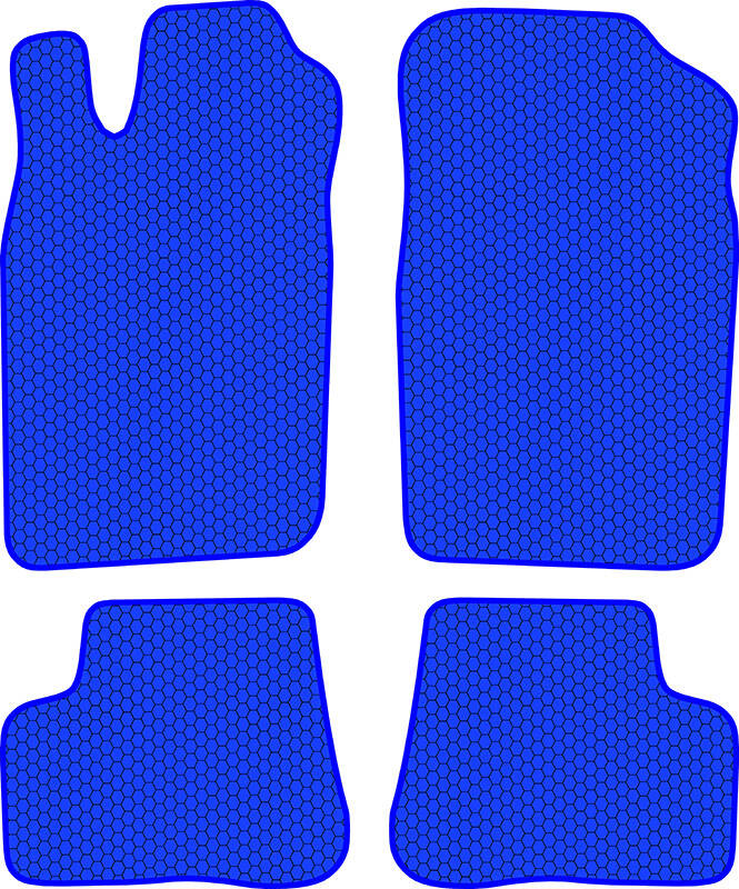 Купить запчасть SDS EXCLUSIVE - KSP10205BL Коврики в салон синие Peugeot 206 - Седан 1998-2012 "EVA-style"