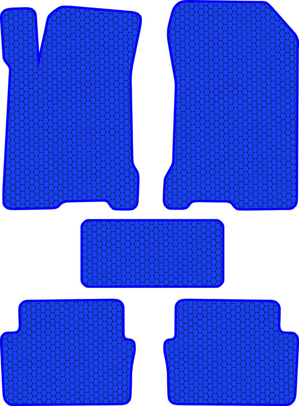 Купить запчасть SDS EXCLUSIVE - KSR10507BL Коврики в салон синие Renault Laguna III Хэтчбек(5дв.) 2007-2015 "EVA-style"