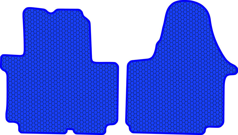 Купить запчасть SDS EXCLUSIVE - KSR11901BL Коврики в салон синие Renault Trafic II Фургон(4дв.) 2001- "EVA-style"