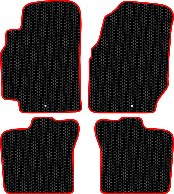 Купить запчасть SDS EXCLUSIVE - KSN10106BKR Коврики в салон черные с красным кантом Nissan Almera Classic I Седан 2006-2013 "EVA-style"