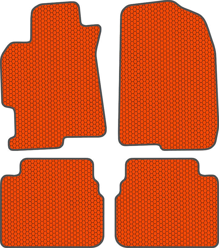 Купить запчасть SDS EXCLUSIVE - KSM20707OR Коврики в салон оранжевые Mazda 6 II Седан 2007-2012 "EVA-style"