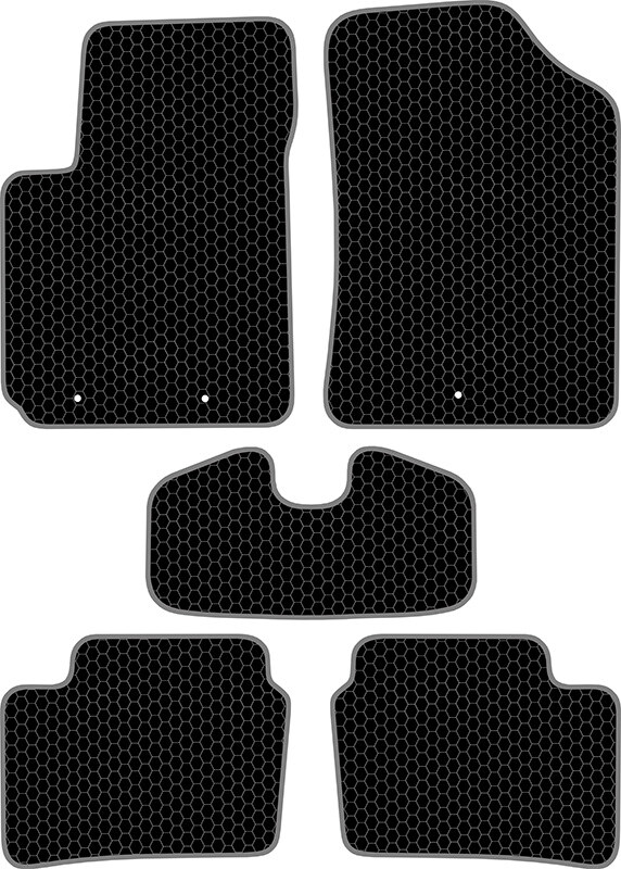 Купить запчасть SDS EXCLUSIVE - KSK12410BK Коврики в салон черные Kia Picanto III Хэтчбек(5дв.) 2011- "EVA-style"