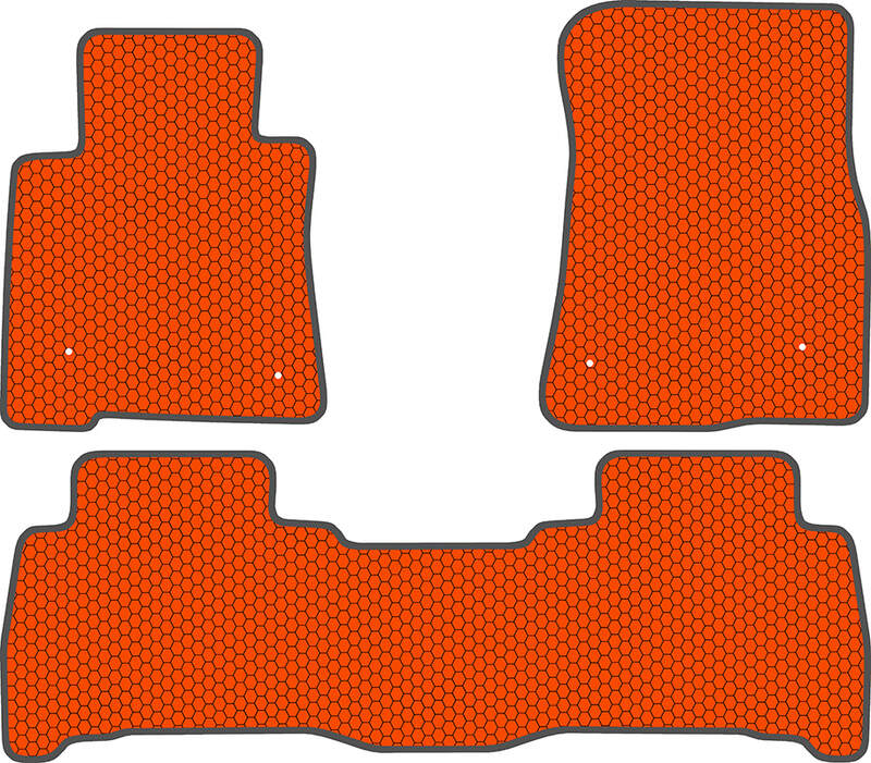 Купить запчасть SDS EXCLUSIVE - KST21607OR Коврики в салон оранжевые Toyota Land Cruiser 200 Внедорожник(5дв.) 2007- "EVA-style"