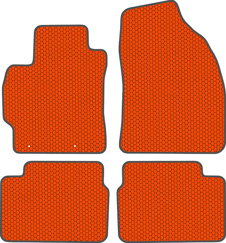 Купить запчасть SDS EXCLUSIVE - KST21107OR Коврики в салон оранжевые Toyota Corolla X (E140) Седан 2007-2010 "EVA-style"