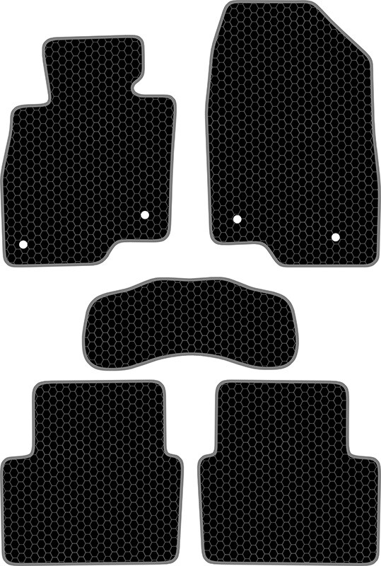 Купить запчасть SDS EXCLUSIVE - KSM22513BK Коврики в салон черные Mazda 3 III Седан 2013- "EVA-style"