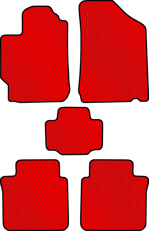 Купить запчасть SDS EXCLUSIVE - KST25811RD Коврики в салон красные Toyota Camry VII sedan 2011-"EVA-style"