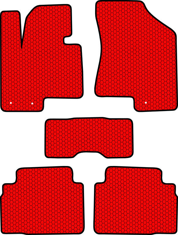 Купить запчасть SDS EXCLUSIVE - KSH22010RD Коврики в салон красные Hyundai ix35 - Внедорожник(5дв.) 2010- "EVA-style"