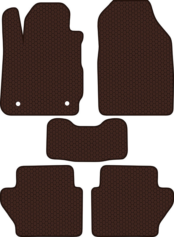 Купить запчасть SDS EXCLUSIVE - KSF34814BR Коврики в салон коричневые Ford Fiesta VI Седан 2014- "EVA-style"