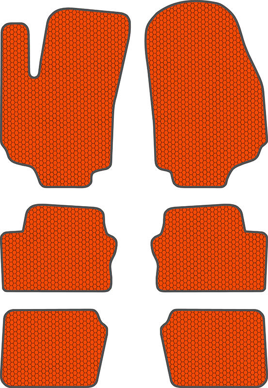 Купить запчасть SDS EXCLUSIVE - KSO11306OR Коврики в салон оранжевые Opel Zafira B Минивэн(5дв.) 2006-2011 "EVA-style"