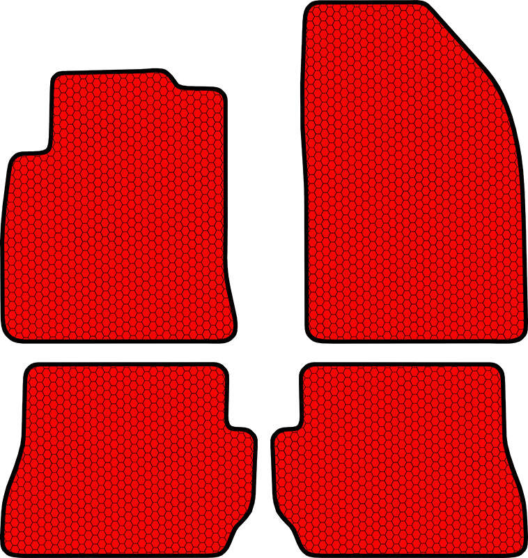 Купить запчасть SDS EXCLUSIVE - KSF30302RD Коврики в салон красные Ford Fiesta V Хэтчбек(5дв.) 2002-2008 "EVA-style"