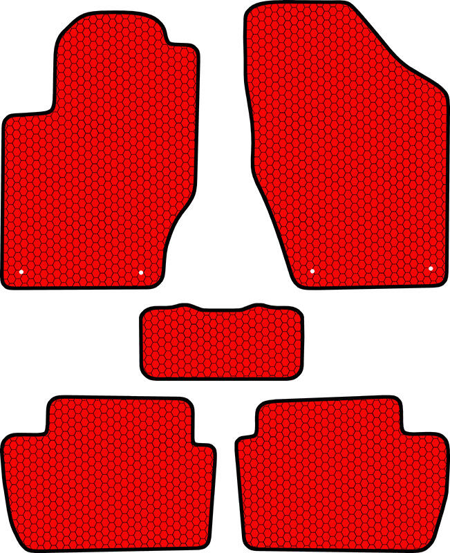 Купить запчасть SDS EXCLUSIVE - KSP10508RD Коврики в салон красные Peugeot 308 I Хэтчбек(5дв.) 2008-2015 "EVA-style"