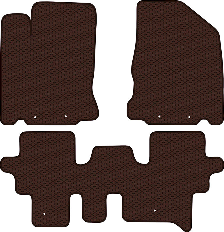 Купить запчасть SDS EXCLUSIVE - KSN14914BR Коврики в салон коричневые Nissan Pathfinder IV (R52) Внедорожник(5дв.) 2014- "EVA-style"