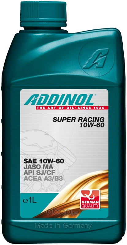 Купить запчасть ADDINOL - 4014766070333 Масло моторное синтетика 10W-60 1 л.