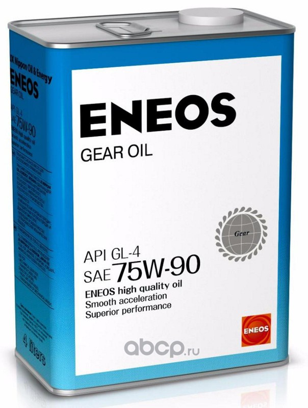 Купить запчасть ENEOS - 8809478942513 Масло трансм. Минеральное МКПП,раздаточная,мост, 75W-90 GL-4 4л