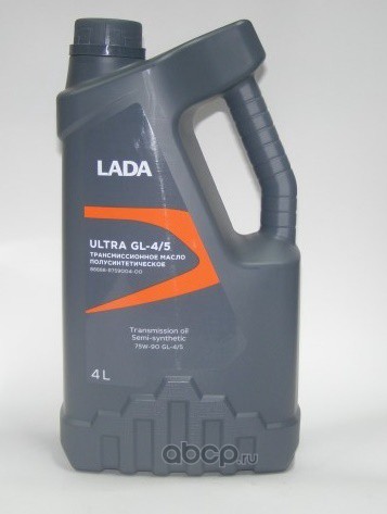 Купить запчасть LADA - 88888R75900400 Масло трансмиссионное LADA ULTRA GL-4/5 75W-90, 4л