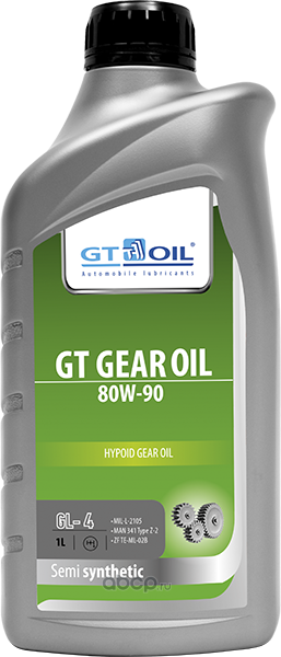 Купить запчасть GT OIL - 8809059407813 Масло трансм. полусинтетика МКПП,раздаточная, 80W-90 GL-4 1л