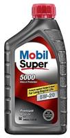 Купить запчасть MOBIL - 120433 Масло моторное полусинтетическое "SUPER 5000 5W-20", 0.946л