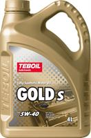 Купить запчасть TEBOIL - 19025 Масло моторное синтетическое "Gold S 5W-40", 4л