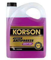 Купить запчасть KORSON - KS20093 Жидкость охлаждающая 5л. "Extended Life Antifreeze ASIA P-OAT", фиолетовая