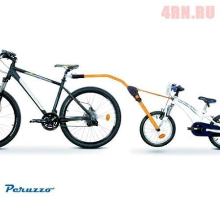 Купить запчасть PERUZZO - PZ300G Прицепное устройство детского велосипеда к взрослому желтое № PZ 300-G