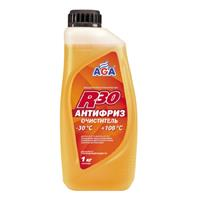 Купить запчасть AGA - AGA045R Жидкость охлаждающая "Антифриз-очиститель R30", жёлтая,, 1кг.