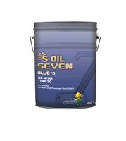 Купить запчасть S-OIL - E107958 Масло моторное полусинтетическое "7 BLUE #5 CF-4/SG 10W-30", 20л