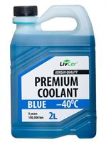 Купить запчасть LIVCAR - LCA40002B Жидкость охлаждающая "Premium Coolant Blue", синяя,, 2кг.