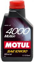 Купить запчасть MOTUL - 102813 Масло моторное минеральное "4000 MOTION 10W-30", 1л