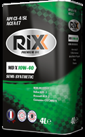 Купить запчасть RIXX - RX0002MDX Масло моторное полусинтетическое "MD X 10W-40", 4л