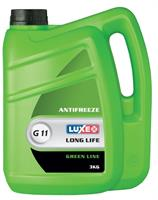 Купить запчасть LUXE - 695 Жидкость охлаждающая "GREEN LINE", зелёная, 3кг.