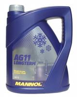 Купить запчасть MANNOL - 4036021157740 Жидкость охлаждающая 5л. "Longterm Antifreeze AG11 -40°C", синяя