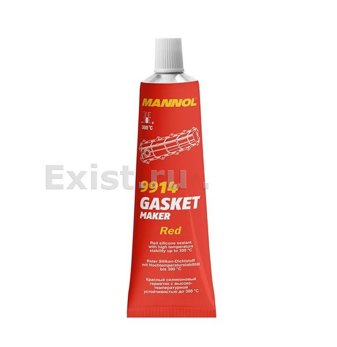 Купить запчасть MANNOL - 9914 Герметик "Gasket Maker Red", 85гр