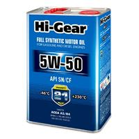 Купить запчасть HI-GEAR - HG0554 Масло моторное синтетическое "Motor Oil 5W-50", 4л