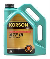 Купить запчасть KORSON - KS00062 Масло трансмиссионное синтетическое "Full Syntehtic ATF III", 4л