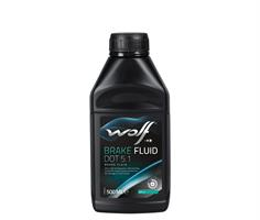 Купить запчасть WOLF OIL - 8308208 Жидкость тормозная DOT 5.1, "BRAKE FLUID", 0.5л