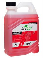 Купить запчасть LIVCAR - LCA40002R Жидкость охлаждающая "COOLANT RED", красная,, 2кг.