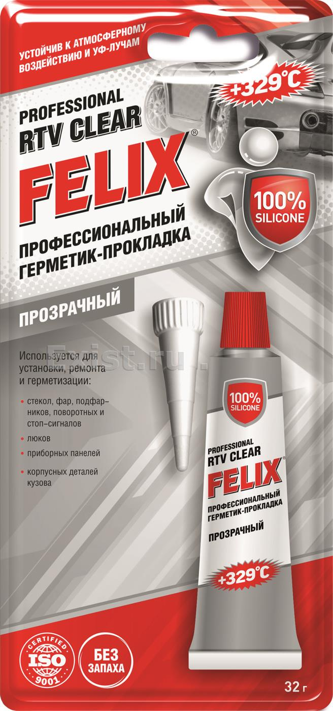 Купить запчасть FELIX - 411040061 Герметик-прокладка прозрачн, 32гр