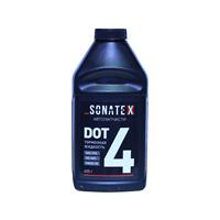 Купить запчасть SONATEX - 102643 Жидкость тормозная DOT 4, "BRAKE FLUID", 0.455л
