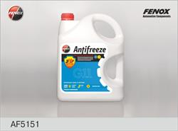 Купить запчасть FENOX - AF5151 Жидкость охлаждающая 4.2л. "G11", синяя