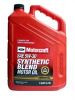 Купить запчасть MOTORCRAFT - XO5W305QSP Масло моторное полусинтетическое "Synthetic Blend Motor Oil 5W-30", 5л