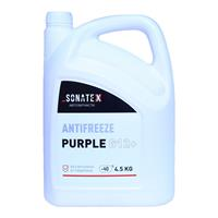 Купить запчасть SONATEX - 102632 Жидкость охлаждающая "Antifreeze G12+", фиолетовая,, 4.5кг.
