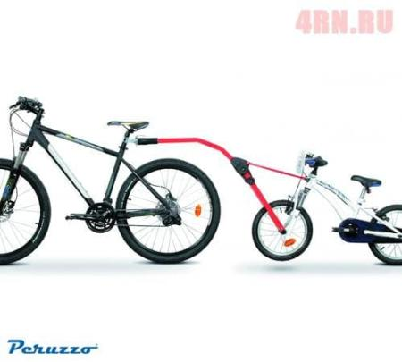 Купить запчасть PERUZZO - PZ300R Прицепное устройство детского велосипеда к взрослому красное № PZ 300-R