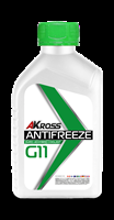 Купить запчасть AKROSS - AKS0001G11 Жидкость охлаждающая "Euro G11", зелёная, 1кг.