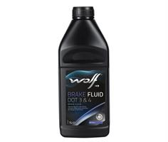 Купить запчасть WOLF OIL - 8307805 Жидкость тормозная DOT 3/4, "BRAKE FLUID", 1л