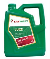 Купить запчасть TATNEFT - 11645 Масло моторное синтетическое "LUXE 5W-40", 4л