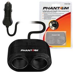 Купить запчасть PHANTOM - PH2150 Разветвитель прикуривателя на 2 гнезда Phantom PH2150